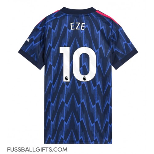 Arsenal Eberechi Eze #10 Fußballbekleidung Auswärtstrikot Damen 2025-26 Kurzarm